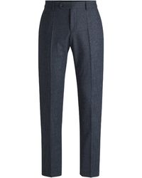 BOSS - H Genius Dtl Straight Leg Trousers - Lyst