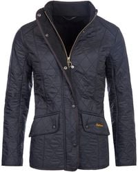 Barbour - Cavalry Polarquilt Diamond-Quilted Fleece-Lined Long Sleeve Slim Fit Quilted Jacket - Lyst