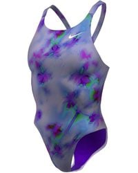 Nike - Hydrastrong Multi Print Fastback One-Piece - Lyst