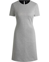 BOSS - Donalara Luxurious Viscose Blend Dress - Lyst