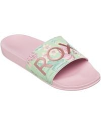 Roxy - Slippy Flip Flops - Lyst
