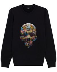 PS by Paul Smith - Ps Skull Stkr Crew Sn41 - Lyst