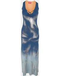 DIESEL - Idelle Knitted Stretch Jumper Dress - Lyst