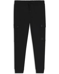 BOSS - Seteam Tailored Fit Cargo Trousers - Lyst
