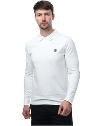Timberland - Millers River Ls Slim Polo Shirt - Lyst