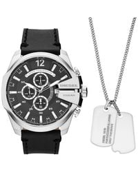 DIESEL - Chief Stainless Steel Fashion Analogue Quartz Watch - Lyst