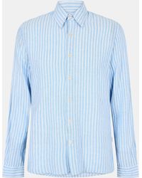 Peter Werth - Pappworth Long Sleeve Plain Shirt - Lyst