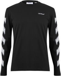 Off-White c/o Virgil Abloh - Diag Skate Diagonal Graphic Long Sleeve T-Shirt - Lyst