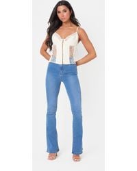 I Saw It First - Lace Corset Top - Lyst