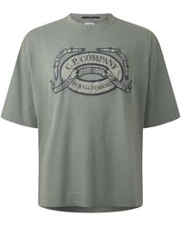 C.P. Company - Cp Logo T-Shirt Sn64 - Lyst