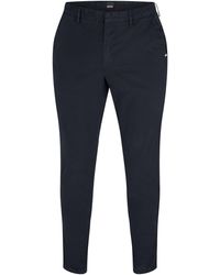 BOSS - Kaito3-D Straight Leg Trousers - Lyst