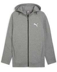 PUMA - Evostripe Full Zip Fleece Fabric - Lyst