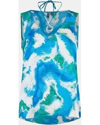 Vero Moda - Short-Sleeve V-Neck Blouse - Lyst