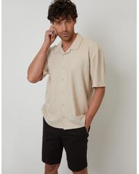 Threadbare - Antti Short-Sleeve Plain Shirt - Lyst