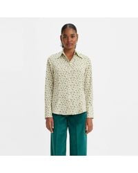 Levi's - Maeve Elodie Floral Long-Sleeve Blouse - Lyst