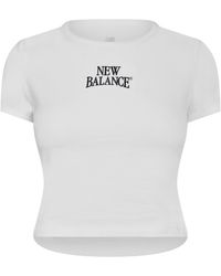 New Balance - Crop Top - Lyst