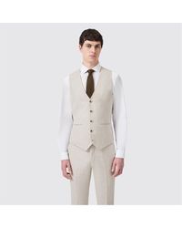Twisted Tailor - Beckford Slim Fit Check Waistcoat - Lyst