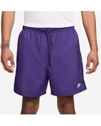 Nike - Club Flow Woven Tracksuit Shorts - Lyst