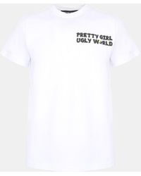PRETTY BOY UGLY WORLD - Cotton Short Sleeve Crew Neck T-Shirt - Lyst
