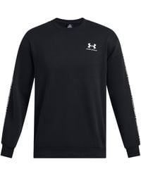 Under Armour - Icon Fleece Taping Sweatshirt - Lyst