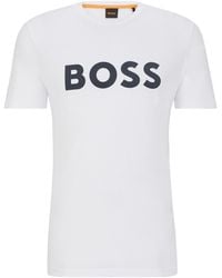 BOSS - Thinking 1 T-Shirt, Signature Logo - Lyst