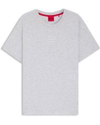 HUGO - Short Sleeve T-Shirt With Logo Detail - Lyst