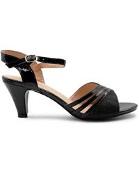 Where's That From - Stormi Wide Fit Low Heel Sandals With Buckle Ankle - Lyst