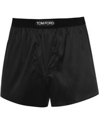 Tom Ford - Logo Silk Boxers - Lyst