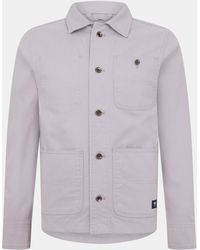 Vans - London Solid Patterned Field Jacket With Chest Pocket - Lyst