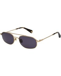 AllSaints - Oval Sunglasses - Lyst
