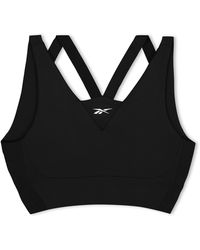 Reebok - Studio Fashion Triangle Bralette - Lyst
