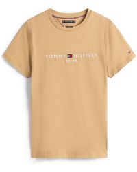 Tommy Hilfiger - Logo Crew Neck T Shirt - Lyst