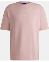 HUGO - Printed Logo Back T-Shirt With Mcmxciii Text - Lyst