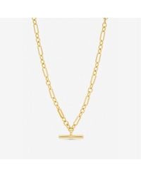 Jon Richard - Plated Luxe T-Bar Necklace - Lyst