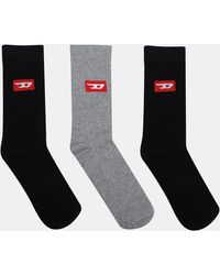 DIESEL - Ryt Clzno Trainer Ankle Socks - Lyst