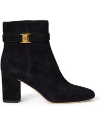 Ralph Lauren - Kellie Ankle Heeled Boot - Lyst