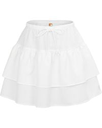 SoulCal & Co California - Soul Linen Tiered Skirt - Lyst
