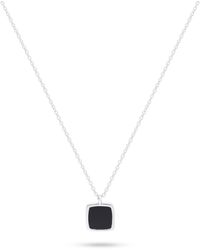 Common Lines - Onyx Pendant Necklace - Lyst