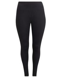 adidas Originals - Yoga Essentials High-waisted 7/8 Tights (plus Size) - Lyst