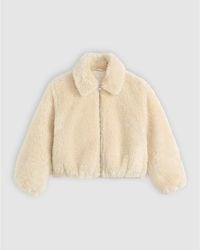 Levi's - Elle Sherpa Lined Denim Sherpa Jacket - Lyst