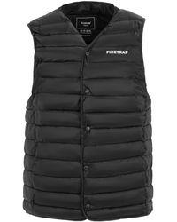Firetrap - Padded Sleeveless Gilet - Lyst