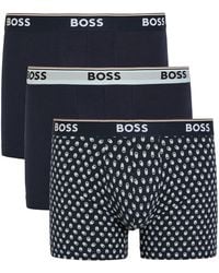 HUGO - Boss Boxerbr 3P Power Des - Lyst