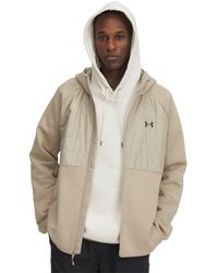 Under Armour - Unstoppable Insulated Swacket City Khaki - Lyst