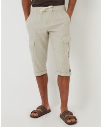 Threadbare - Memphis Linen Cargo Trousers - Lyst