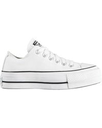 Converse - Chuck Taylor All Star Platform Canvas Low Top Shoes - Lyst