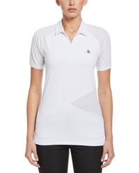 Original Penguin - Zipped Asymmetrical Short Sleeve Performance T-Shirt - Lyst