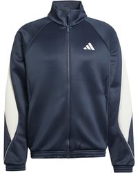 adidas - Stadium Cotton Long-Sleeve Tracksuit Top - Lyst