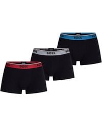 BOSS - Bodywear 3-Pack Boxer Shorts With Logo Detail - Lyst