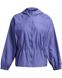 Under Armour - Rush Woven Full Zip Performance Training Jacket - Lyst