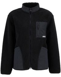 Barbour - Adams Oversized Funnel Neck Long Sleeve Teddy Coat - Lyst